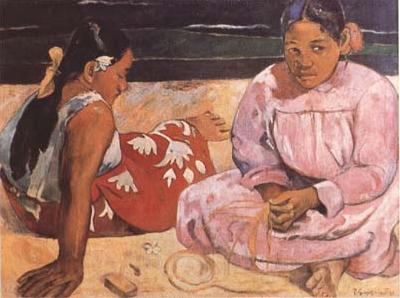 Paul Gauguin Tahitian Women (On the Beach) (mk09) Spain oil painting art
